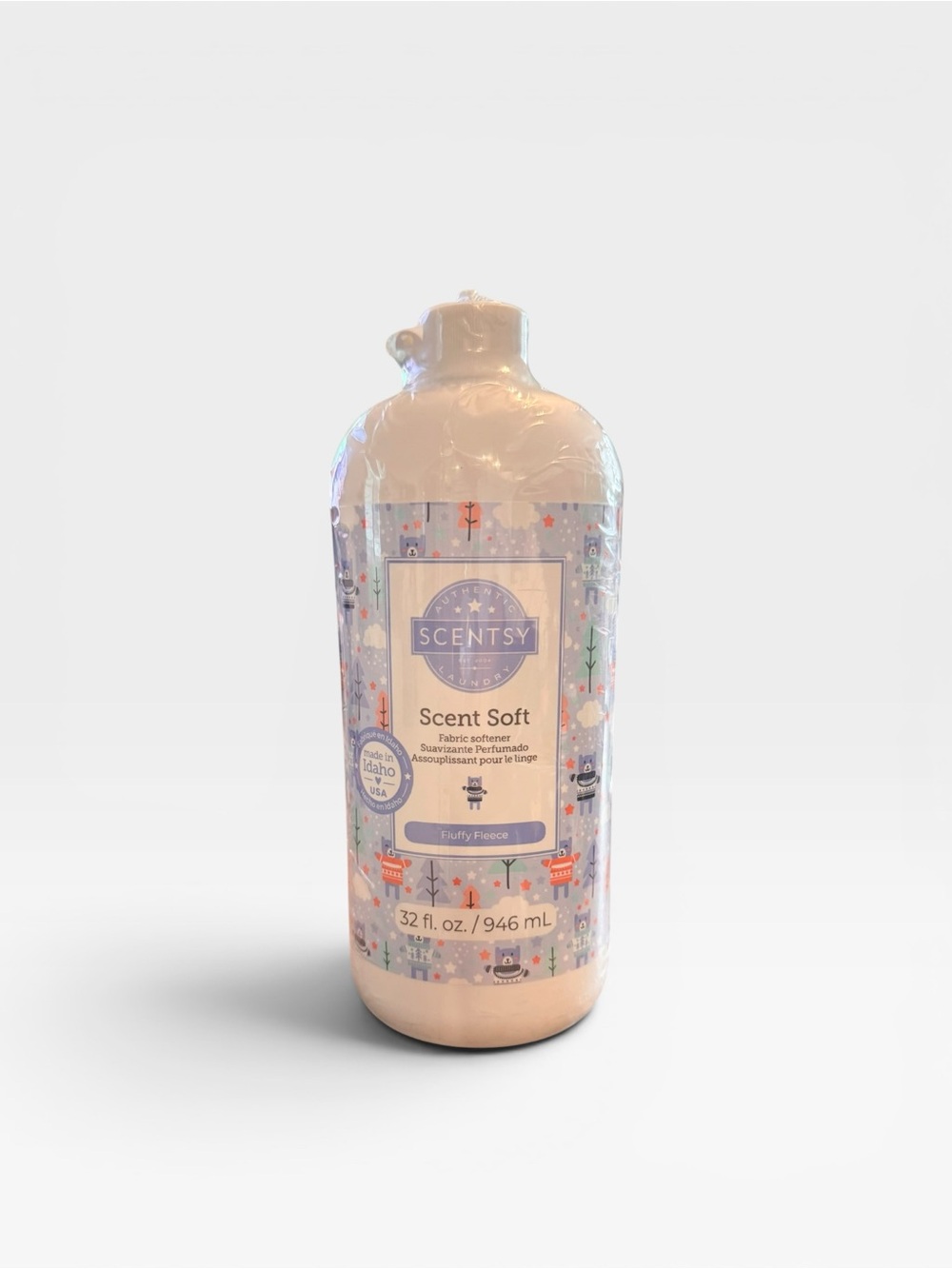 Scentsy Soft Fabric Softener FLUFFY FLEECE 32 FL OZ. Brand New Discontinued - Picture 2 of 4